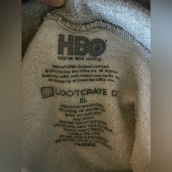Game of Thrones Pull Over Hoodie Sweatshirt / Jacket (Lootcrate Dx) - Picture 5 of 5